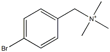 4-Bromobenzyltrimethylaminium Structure