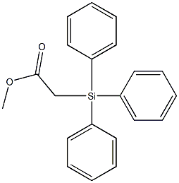 [Triphenylsilyl]acetic acid methyl ester