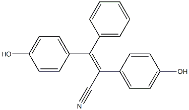 (Z)-3-Phenyl-2,3-bis(4-hydroxyphenyl)propenenitrile|