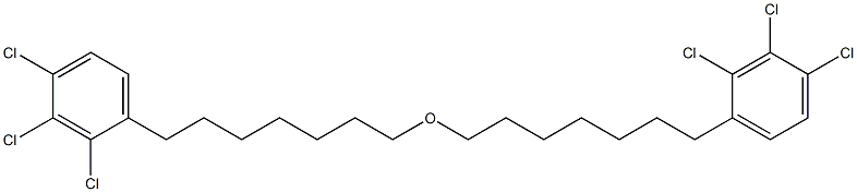 2,3,4-Trichlorophenylheptyl ether 结构式