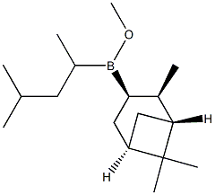(1,3-Dimethylbutyl)[(1R,2R,3R,5S)-2,6,6-trimethylbicyclo[3.1.1]heptan-3-yl](methoxy)borane,,结构式