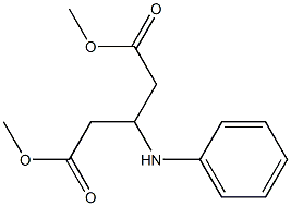 3-(Phenylamino)glutaric acid dimethyl ester Struktur
