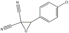 3-(4-Chlorophenyl)oxirane-2,2-dicarbonitrile Structure