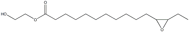 12,13-Epoxypentadecanoic acid 2-hydroxyethyl ester,,结构式