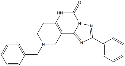 8-Benzyl-6,7,8,9-tetrahydro-2-phenyl-1,3,3a,5,8-pentaaza-3aH-benz[e]inden-4(5H)-one