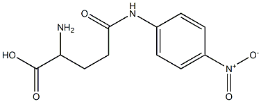 2-Amino-5-[(4-nitrophenyl)amino]-5-oxopentanoic acid,,结构式