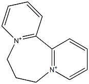 1,1'-(Trimethylene)-2,2'-bipyridinium Struktur