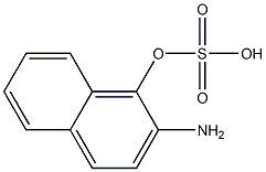 2-Aminonaphthalen-1-ylsulfate Structure