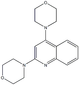 2,4-Dimorpholinoquinoline Struktur