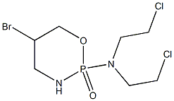 Tetrahydro-2-[bis(2-chloroethyl)amino]-5-bromo-2H-1,3,2-oxazaphosphorine 2-oxide Structure