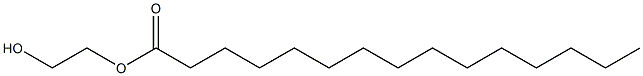 Pentadecanoic acid 2-hydroxyethyl ester,,结构式