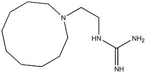 1-[2-(Decahydroazecin-1-yl)ethyl]guanidine Structure