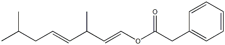 Phenylacetic acid 3,7-dimethyl-1,4-octadienyl ester