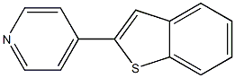 2-(4-Pyridinyl)benzo[b]thiophene Structure