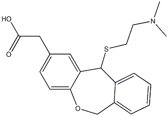 11-[[2-(Dimethylamino)ethyl]thio]-6,11-dihydrodibenz[b,e]oxepin-2-acetic acid