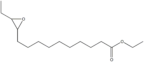 11,12-Epoxymyristic acid ethyl ester Structure