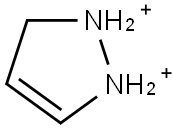 2,5-ジヒドロ-1H-ピラゾール-1,2-ジカチオン 化学構造式