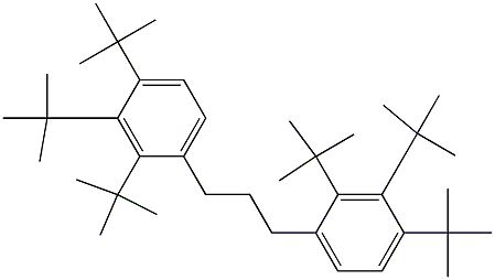 1,3-Bis(2,3,4-tri-tert-butylphenyl)propane Structure