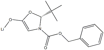 (2R)-5-Lithiooxy-2-tert-butyl-4-oxazoline-3-carboxylic acid benzyl ester