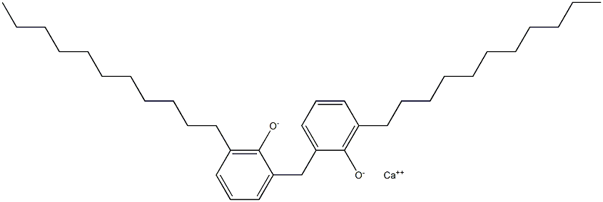 Calcium 2,2'-methylenebis(6-undecylphenoxide) Structure