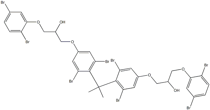 2,2-Bis[2,6-dibromo-4-[2-hydroxy-3-(2,5-dibromophenoxy)propyloxy]phenyl]propane|