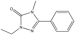 2-Ethyl-4-methyl-5-(phenyl)-2H-1,2,4-triazol-3(4H)-one Structure