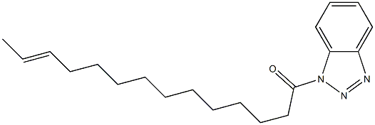 1-(12-Tetradecenoyl)-1H-benzotriazole Structure