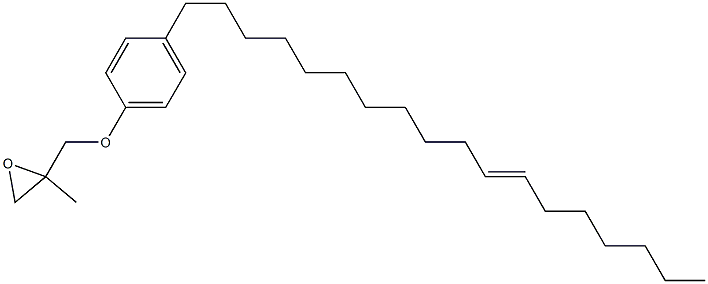 4-(11-Octadecenyl)phenyl 2-methylglycidyl ether Structure