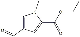 1-Methyl-4-formyl-1H-pyrrole-2-carboxylic acid ethyl ester,,结构式