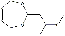 2-(2-Methoxypropyl)-4,7-dihydro-1,3-dioxepin,,结构式