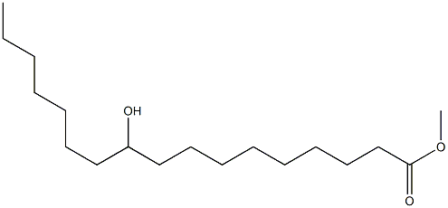 10-Hydroxyheptadecanoic acid methyl ester Structure