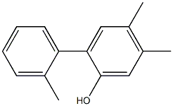 4,5-Dimethyl-2-(2-methylphenyl)phenol,,结构式
