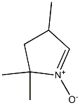 3,5,5-トリメチル-4,5-ジヒドロ-3H-ピロール1-オキシド 化学構造式