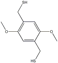 1,4-Dimethoxy-2,5-bis(mercaptomethyl)benzene Struktur