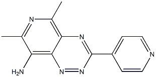 3-(Pyridin-4-yl)-8-amino-5,7-dimethylpyrido[3,4-e]-1,2,4-triazine Structure