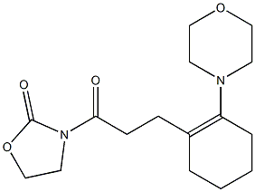 3-[3-(2-Morpholino-1-cyclohexenyl)propionyl]oxazolidin-2-one