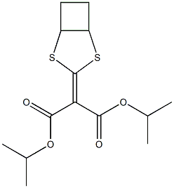 (2,4-Dithiabicyclo[3.2.0]hept-3-ylidene)malonic acid diisopropyl ester Struktur