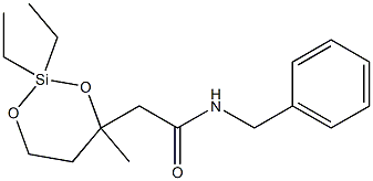 N-Benzyl-3,5-(diethylsilanediyldioxy)-3-methylpentanamide