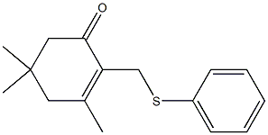 3,5,5-Trimethyl-2-[(phenylthio)methyl]-2-cyclohexen-1-one