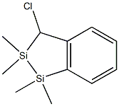 2,3-Dihydro-1,1,2,2-tetramethyl-3-chloro-1,2-disila-1H-indene