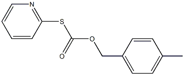 Thiocarbonic acid O-(4-methylbenzyl)S-(2-pyridyl) ester Structure