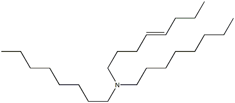 N,N-Dioctyl-4-octenylamine Struktur