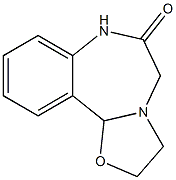 2,3,7,11b-Tetrahydrooxazolo[3,2-d][1,4]benzodiazepin-6(5H)-one Structure