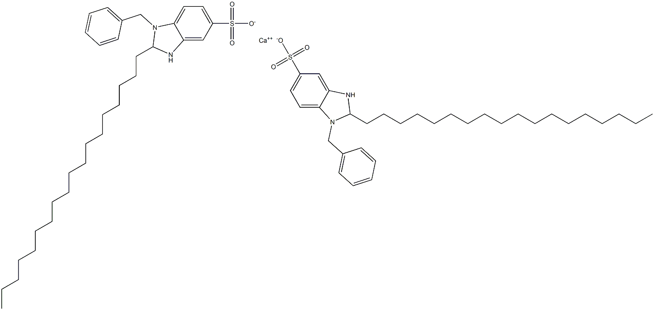 Bis(1-benzyl-2,3-dihydro-2-octadecyl-1H-benzimidazole-5-sulfonic acid)calcium salt