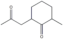 2-Acetonyl-6-methylcyclohexanone Structure