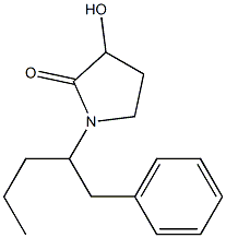 3-Hydroxy-1-[1-[benzyl]butyl]pyrrolidin-2-one Structure