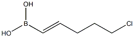 (E)-5-Chloro-1-pentenylboronic acid Structure