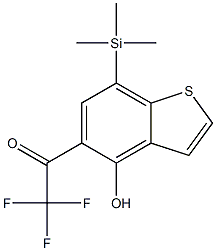 5-Trifluoroacetyl-7-trimethylsilylbenzo[b]thiophen-4-ol