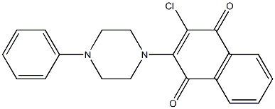 3-Chloro-2-[4-phenylpiperazino]-1,4-naphthoquinone|