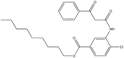 3-[(3-Phenyl-1,3-dioxopropyl)amino]-4-chlorobenzoic acid nonyl ester